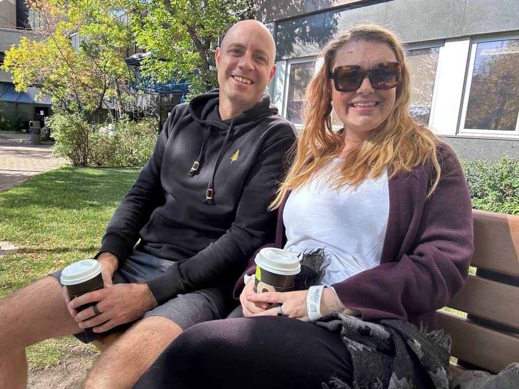 Karla Palardy and Andrew Bell