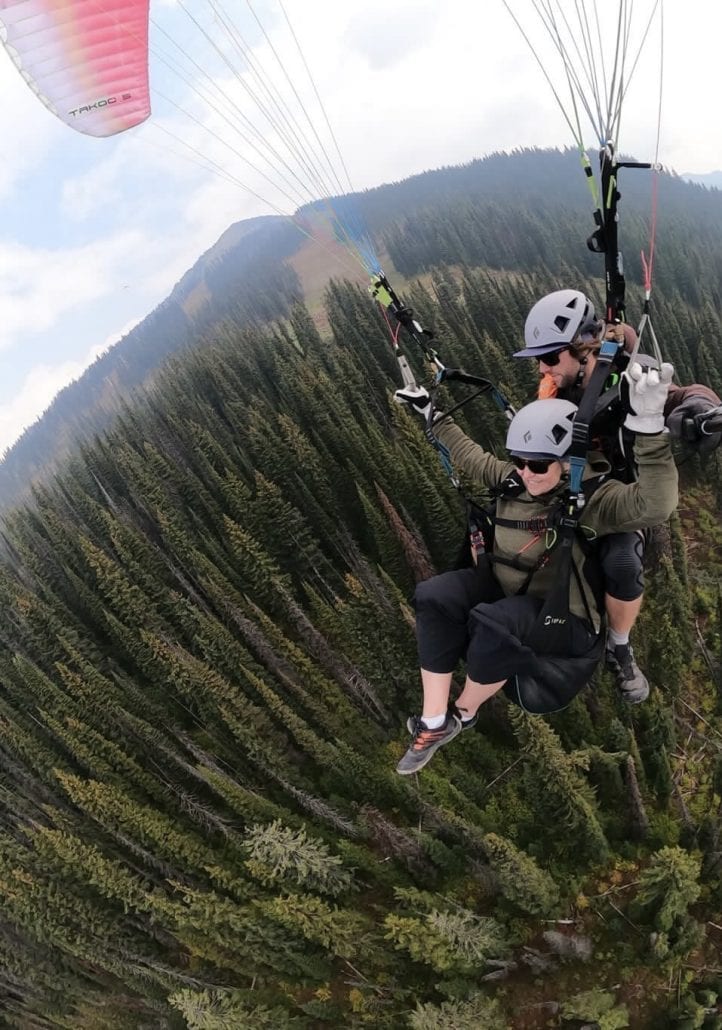 Nanzy Ruiz Parachuting
