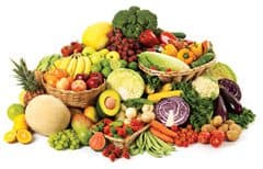 pile of food